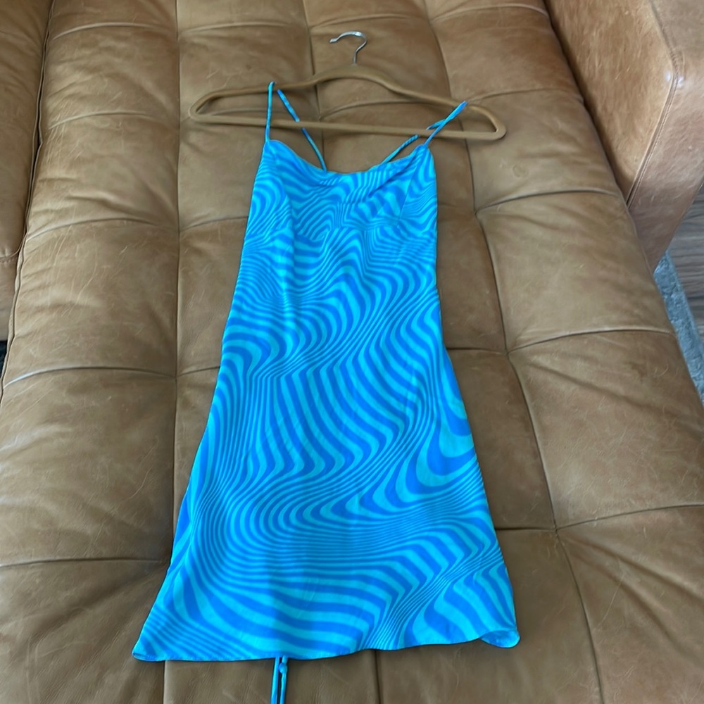 Blue Zara dress